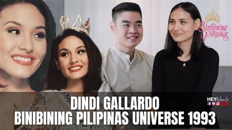 Dindi Gallardo looks back on her Binibining Pilipinas journey.